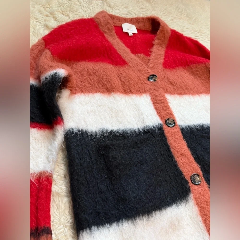 Cinq A Sept Taura Mohair Cardigan Sweater - Size XS